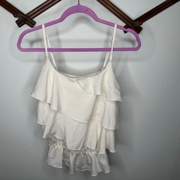 Poetry White Ruffle Blouse - Picture 1 of 3